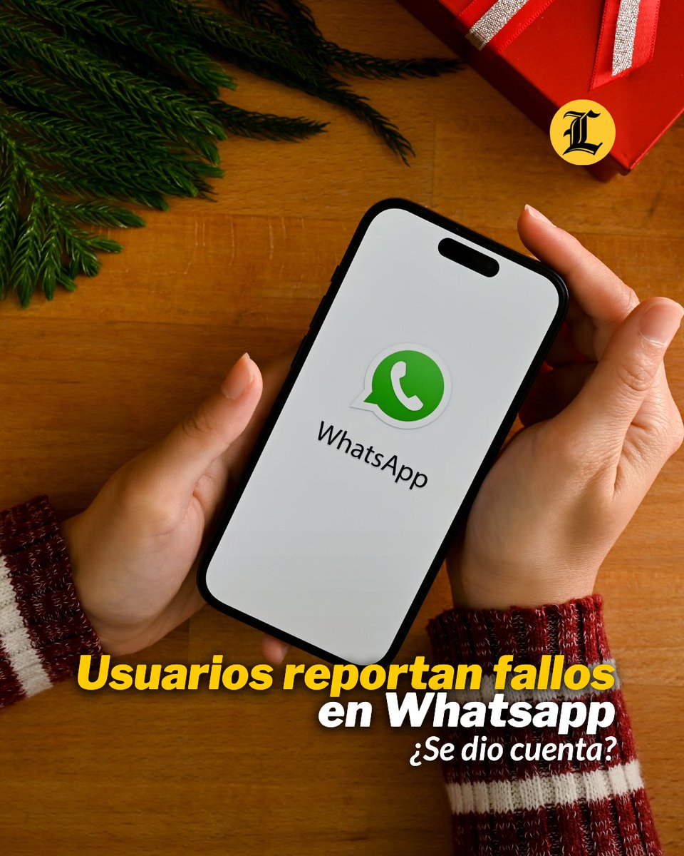Usuarios reportan fallos en Whatsapp.

¿Le está pasando?

#ListínDiario