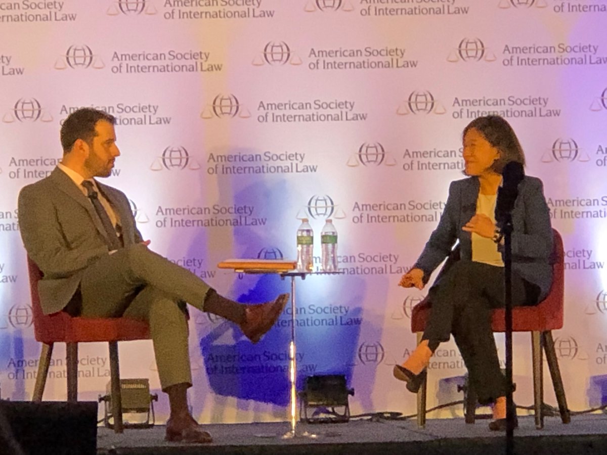 And we’re off.. Great to see my @UMichLaw colleague @AratoJulian leading opening keynote conversation w @AmbassadorTai, the 1st Asian-American woman to hold her post, at #ASILAM #ASILAM24 Important discussion of worker centered trade, alignment of economic & political values