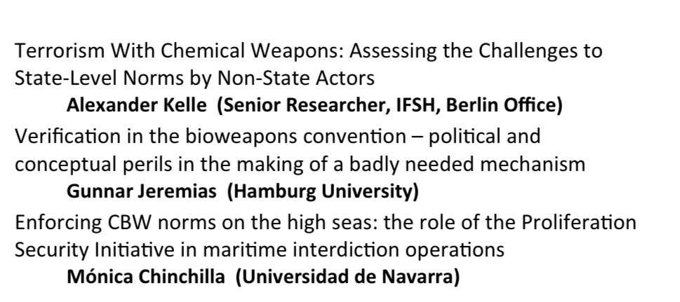 If you are at #ISA2024 and interested in the norms against chemical and biological weapons, join our @CBWNet panel on Friday at 01:45pm