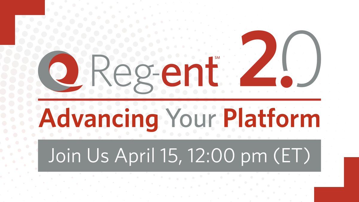 Register today for a free Reg-ent webinar on April 15, 12:00 pm (ET) covering advancements of the registry from Year 1 to now. Hear the latest Reg-ent research updates & gain tips for successful MIPS reporting. Live recording with registration. #ENTwitter entnet-org.zoom.us/meeting/regist…
