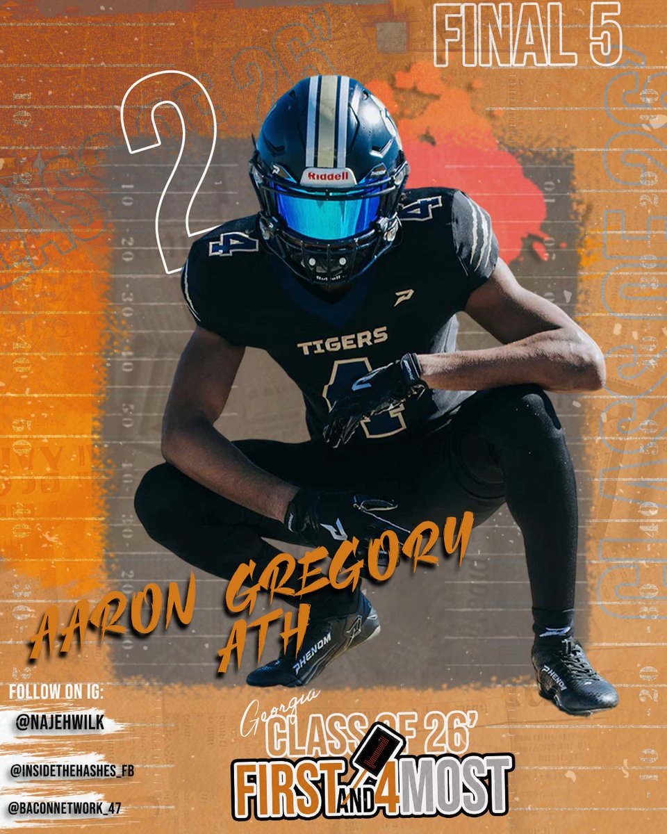 The First and 4Most Podcast Georgia's Class of 2026 Top 26 list was unveiled last tonight!!! 2⃣6⃣ Coming in at # 2⃣ was @recruitDCHS ATH Aaron Gregory ( @AaronGregory_07 ) Watch the entire live stream to see the breakdown of AG4 Here: youtube.com/live/4WELgVu2x… Starring…