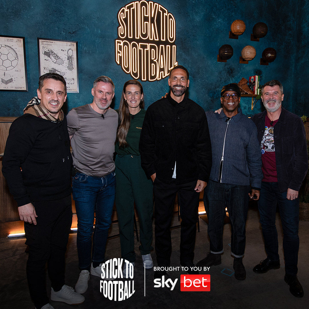 Tomorrow on Stick to Football we are joined by none other than Rio Ferdinand! 🤩