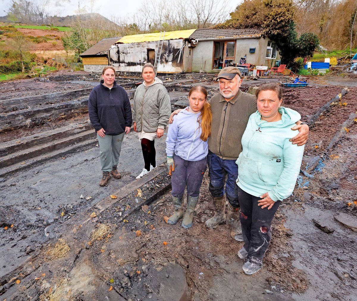 A 74-year-old who built his house from scratch after moving to Kerry from Amsterdam in the 1970s is now homeless - after a fire destroyed everything he owns. To donate, visit buff.ly/4aFM0D8 Community rallies for fire-stricken family in tomorrow’s Kerry’s Eye