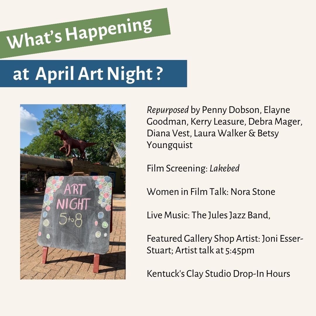 💙 Art Night at Kentuck Art Center 📆 This Thursday, April 4. 2024; 5-8pm 👉 Learn more about Art Night here: buff.ly/2W2bnvs 🥳 See you Thursday!!