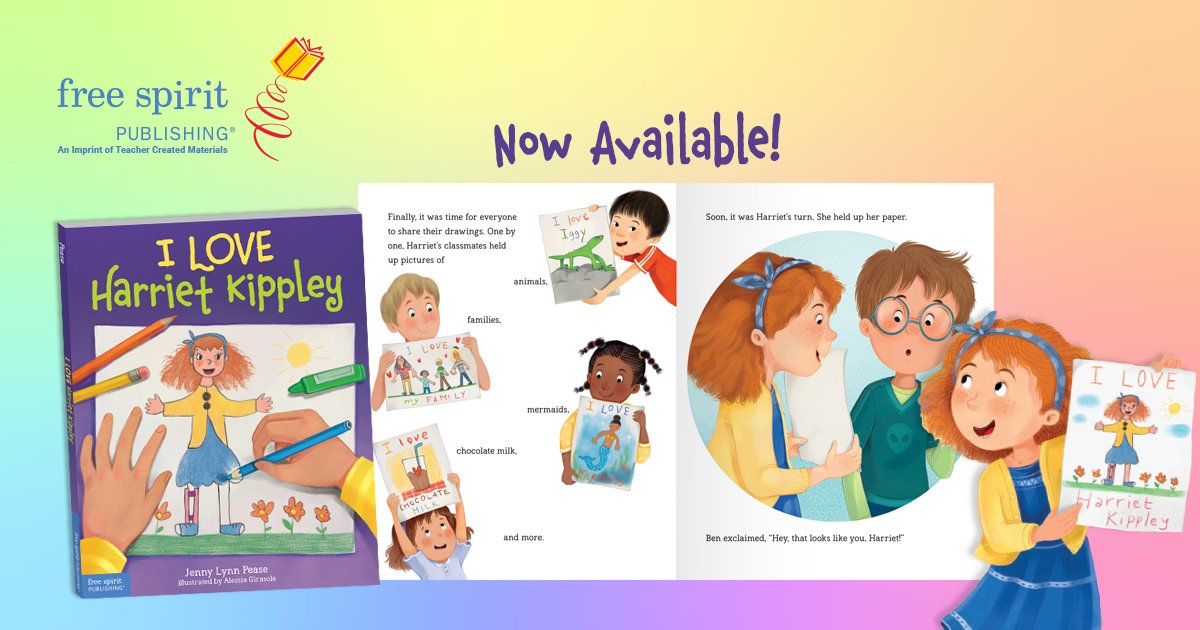 Now Available from @FreeSpiritBooks: I Love Harriet Kippley, by @kidlitjenny 🖼️🖍️ Inspire kids to love and celebrate themselves with Harriet's quest to find the perfect drawing subject! Pick up your copy today!:hubs.ly/Q02qNF0w0