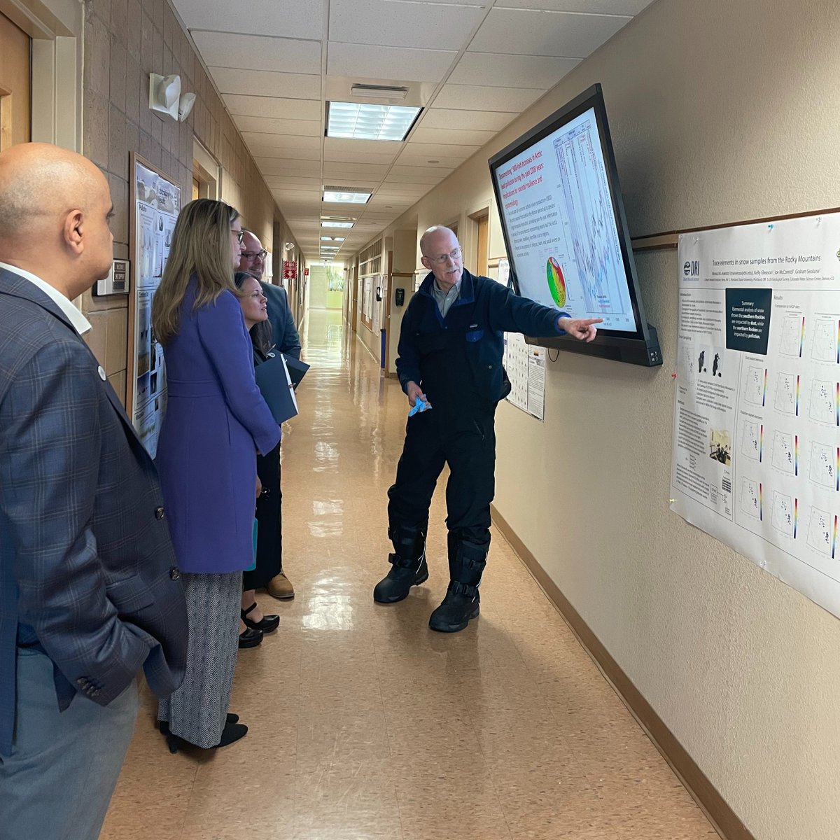 DRIScience's tweet image. Thank you to the @GuinnCenter for visiting our #Reno campus! It was an enriching day filled with discussion &amp;amp; exploration of shared visions. Highlights of the tour included exploring the #EcoCells with Richard Jasoni &amp;amp; the #IceCore Lab with Dr. Joe McConnell. #Collaboration