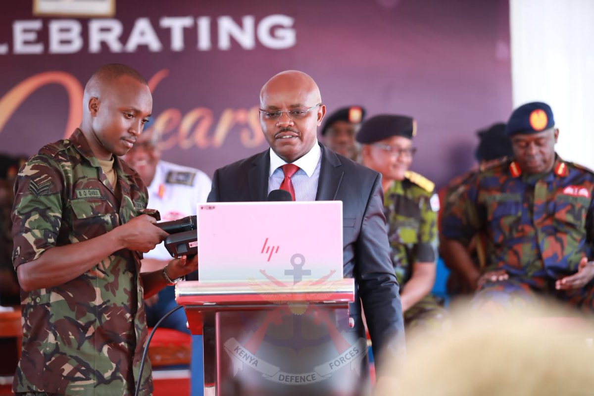 Chief of Defence Forces General Francis Ogolla presided over the Defence Forces Canteen Organisation's Golden Jubilee celebrations, held at the DEFCO Embakasi Mall, Embakasi Garrison Nairobi.