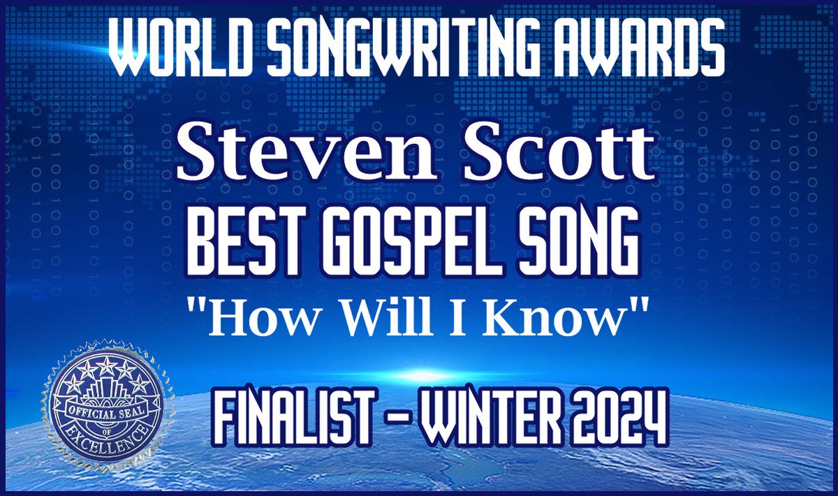 Feeling blessed to be a finalist in the Top 10 for both the rock & Gospel catagory @WorldSongwriti1 @TWord66
