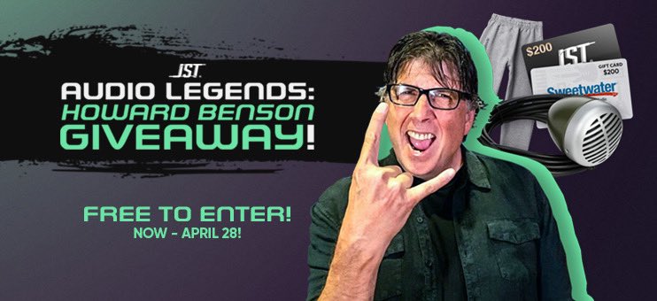 Win over $1,000 in prizes and a SIGNED microphone from @TheHowardBenson! 🔗 joeysturgistones.com/hbgiveaway