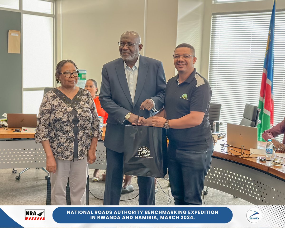 PolicySmd's tweet photo. We successfully facilitated a benchmarking expedition to Rwanda and Namibia for the National Roads Authority. 

Anticipating more success stories as we proceed to the subsequent chapters of our collaboration with the NRA to enhance its Institutional and organizational framework. https://t.co/swdXGZ3sxp