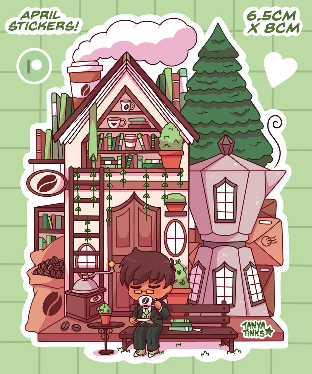 TanyaTinks's tweet image. Beans! Leaves! Nectar of the gods! ☕️🫖🍃

#StickerDesign #Webtoon