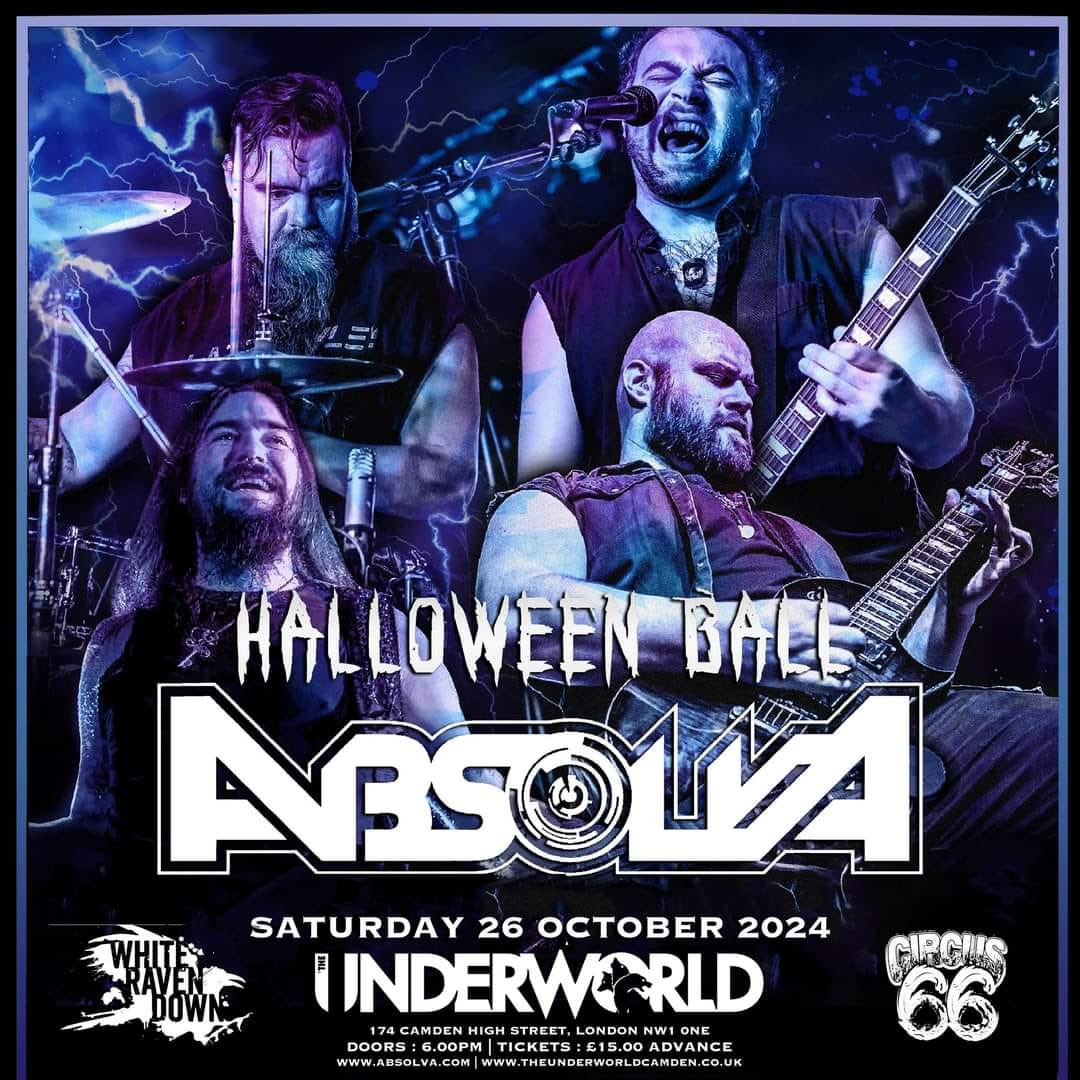 We are absolutely stoked to have been invited to be main support for the awesome @Absolva at @TheUnderworld, London for their Sat 26th Oct!! The awesome @circus_66 the show.. 🖤🤘 Tickets are available now here: theunderworldcamden.co.uk/event/absolva-… See for a Noisy FRIGHT NIGHT!! #WRD