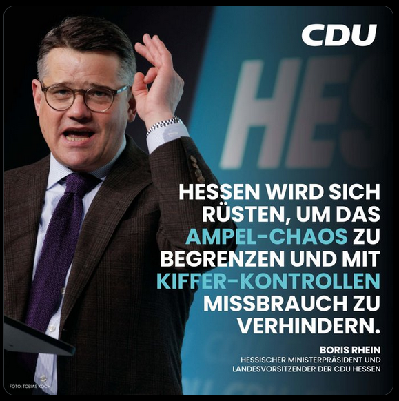 Weiß man schon, wen diese Kiffer denn kontrollieren sollen?