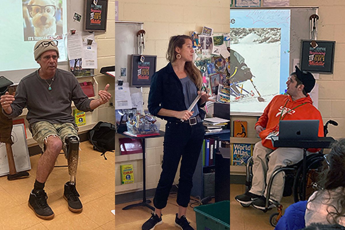 Thanks to landscape architect Emily Vogler, adaptive surfing advocate Matt Fraza, educator Graham Watkins ’08, and all of the other community members who are helping the fifth grade recognize, interrupt and dismantle ableism. More at ow.ly/hGa450R7Nsb -