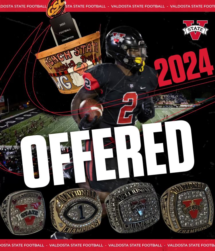 After a great conversation with <a href="/B_Buck50/">Brett Buckridge (Buck)</a> I am excited to announce that I have received a scholarship offer from Valdosta State! #GoBlazers <a href="/KD_Kicking/">Keith Duncan Kicking</a> <a href="/CoachStrohmeier/">Scott Strohmeier</a>