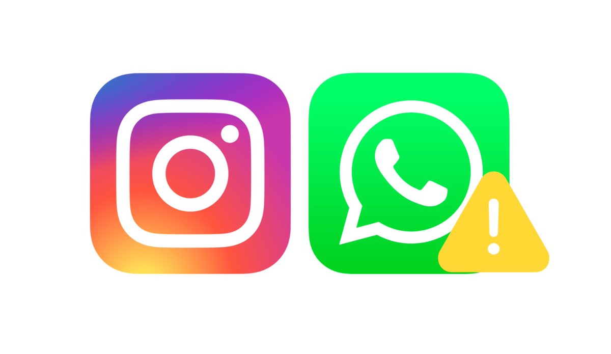 WhatsApp and Instagram are currently down for many