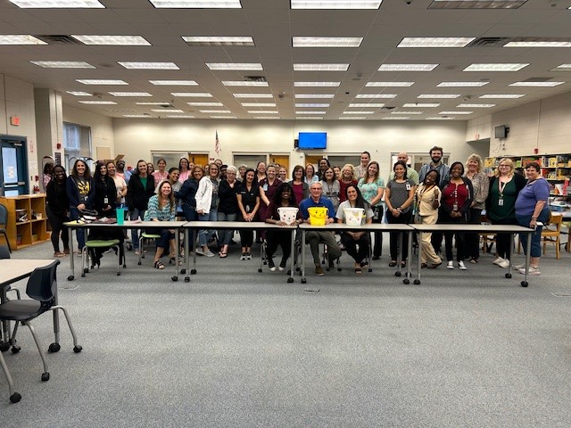 Celebrating our APs, Dr. Beasley, Mrs. Callaway, and Dr. Cameron