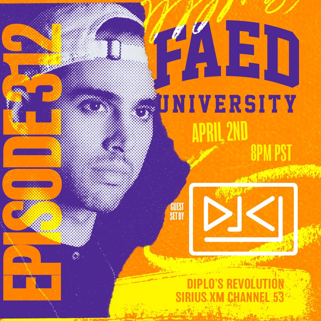 .#FAEDUniversity Ep. 312 with @DJCJofficial — Now available on Mixcloud & Apple Podcasts App [LISTEN]: rb.gy/qb1o7i
