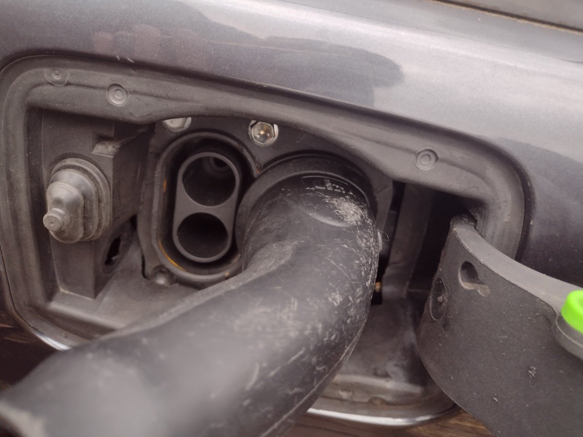 jamiejones85's tweet image. CCS Port installed in my BMW E91 #EVConversion project. Still needs wiring in etc, but it fits.