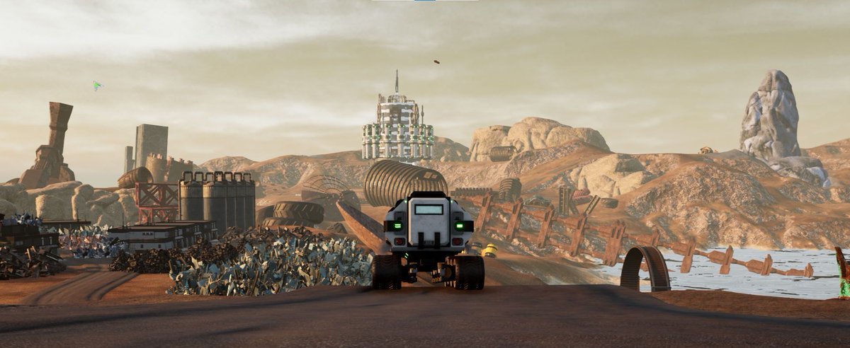 Junkpunkgame's tweet photo. Nice shot of the back of a vehicle, courtesy of @Umbrella_Gamer1

#indiegame #gamedev #community https://t.co/cvkK6UP3n7