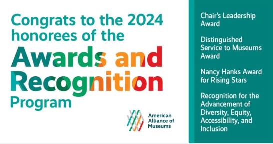 Congratulations to KT Todd, Children's Museum Director of Learning and Research, who was one of nine recipients of the @AAMers 2024 Nancy Hanks Memorial Awards for Rising Stars! 🌟 Read more about their work and the other awardees at the link. bit.ly/3xiB6VH