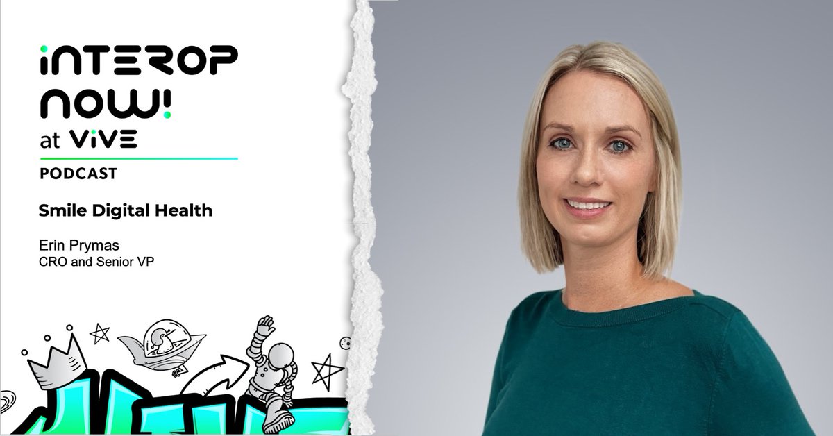 Sandy Vance chats with Erin Prymas, CRO of @smilecdr, to discuss Smile’s vision to help providers better care for their patients with less friction because the gaps in data impact the health outcomes of people across the globe. Listen in 🎧 ow.ly/j12L50R7Oy7