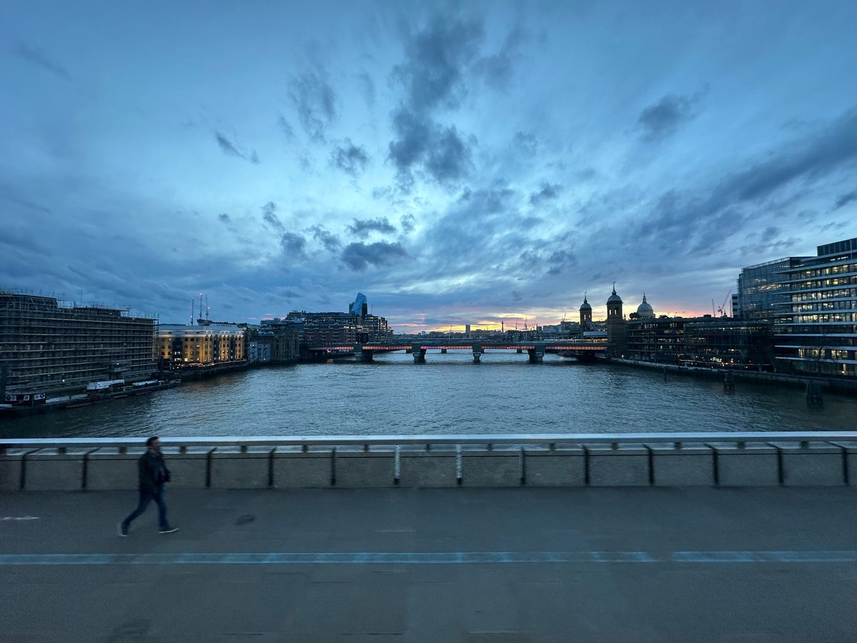 From the top of the 133 bus crossing London Bridge