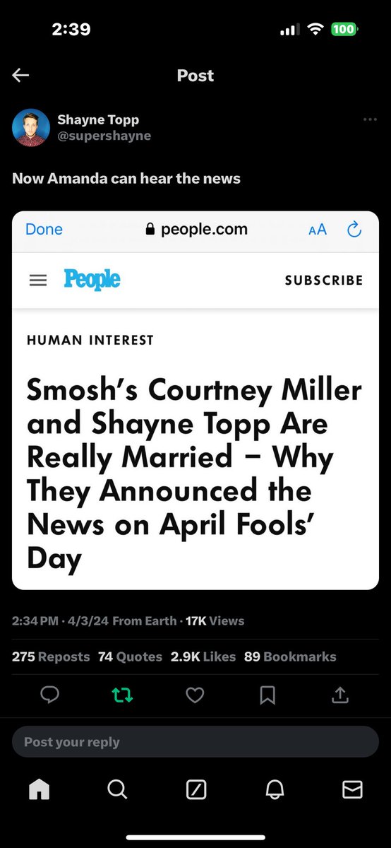 Angelsamongus23's tweet photo. Okay guys! Itโs real!!! Yayyyy! #Smosh #Shartney #Shourtney ๐๐ ๐ https://t.co/xD0gxCGBc4