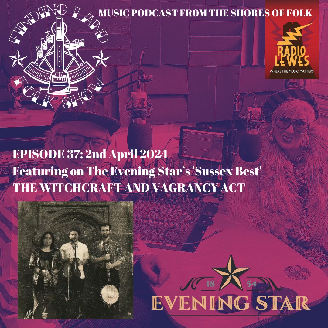Our latest episode of #findinglandfolkshow is now out on <a href="/radiolewes/">Radio Lewes licensed webcasts</a> 

We’ve The Witchcraft And Vagrancy Act in our <a href="/EveningStarPub/">Evening Star</a> Sussex Best showcase and <a href="/handsomefamily/">The Handsome Family</a> as our <a href="/MeltingVinyl/">Melting Vinyl</a> Finding Vinyl selection. 

mixcloud.com/radiolewes/fin…