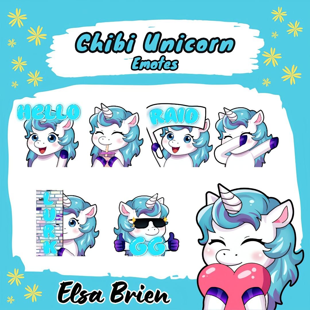 Elsa_Brien1's tweet photo. chibi unicorn emotes for the lovely person @forthefuno91027 !!!✨💜

Channel: https://t.co/IgPVRA3CTT

#emotes #Chibi #chibiart #kawaii #Procreate #Illustrator #unicorn https://t.co/2jQQXOSMPG