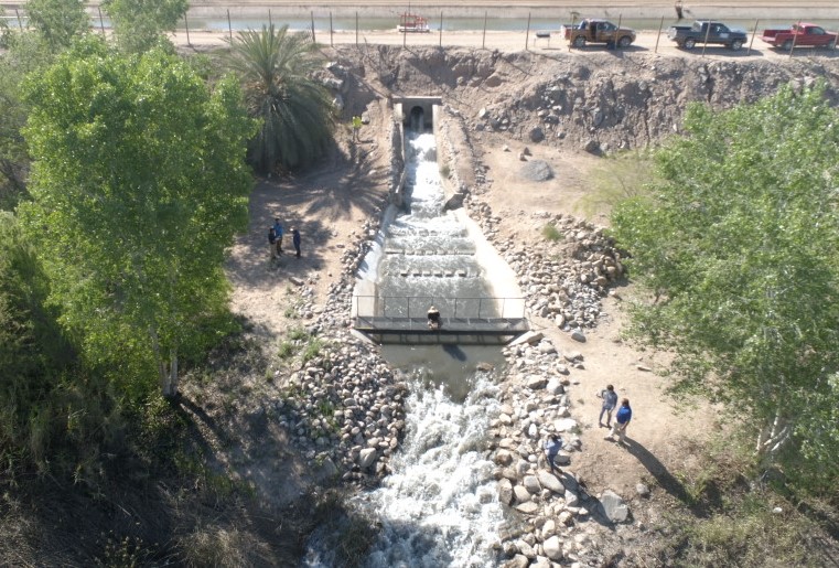Reconnecting the #ColoradoRiver to the sea: From Mar 21 - Oct 22, 2024, the MX & US gov'ts are releasing water under Minute 323 in the Delta at Chausse & other points. The approximately 6 months of released flow over 30 miles is projected to stretch to where the river meets tides