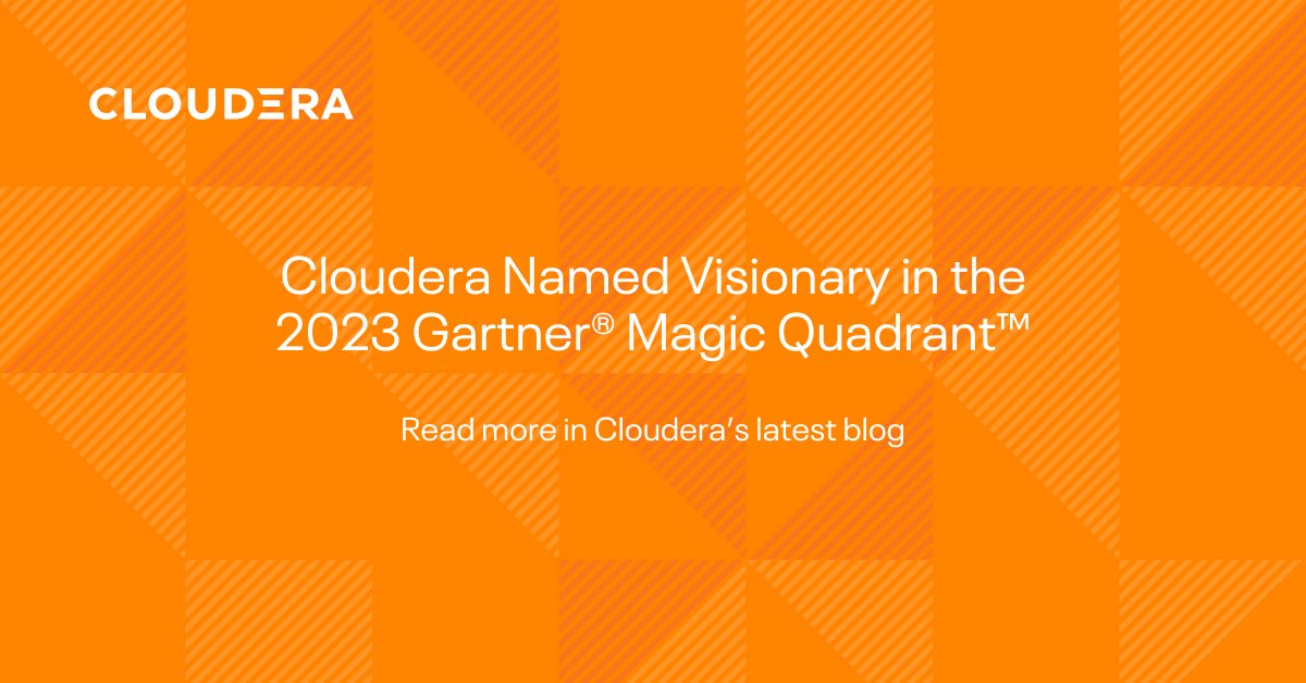 .@Gartner_inc recognized Cloudera as Visionary in their latest Magic Quadrant. This underscores our commitment to shaping the future of data management. Learn more about where we stand and what sets Cloudera apart: spr.ly/6014Z7l9j