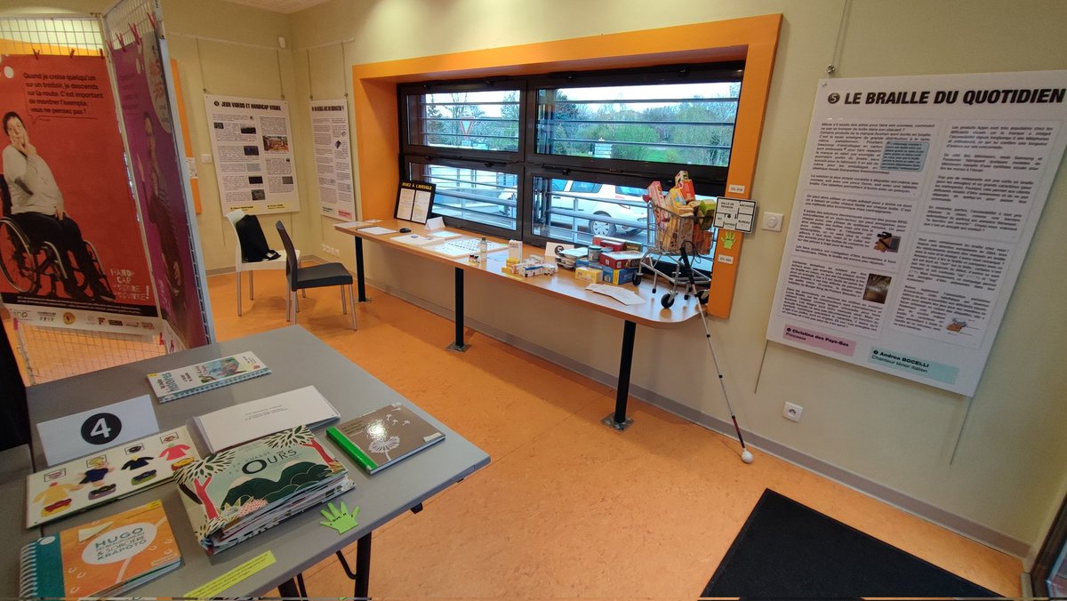 Vous voulez tout savoir sur le braille ? 🧑‍🦯
L'association Zyzomis est fière de vous inviter à l'exposition "Histoire de points" qu'elle propose à la médiathèque de Nieuil l'Espoir jusqu'au 18 mai.
Entrée gratuite, tout public. Renseignements au 05 49 43 33 27. <a href="/espoir86675/">Médiathèque Nieuil l'Espoir</a>