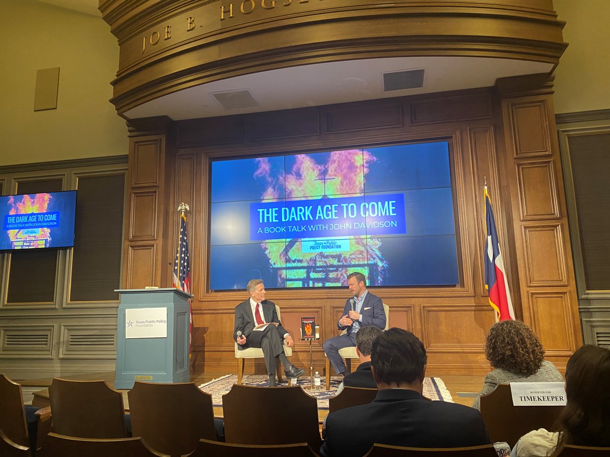 While I did not agree with everything said, I am pleased with a discussion on the importance of Christianity in our society at today's @TPPF talk. #religiousliberty #ProLife