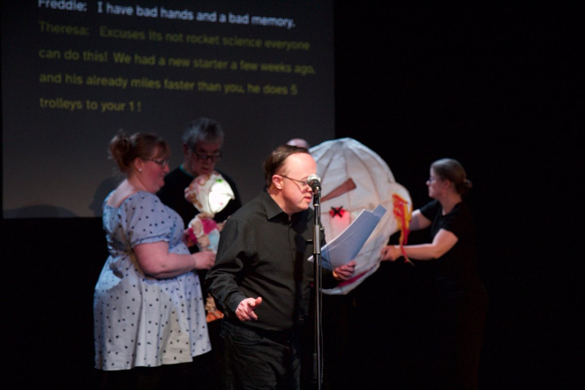 Meet Meander Theatre, a Learning Disability Led Theatre Company, and recipient of one of this year's Puppet Festival bursaries nottinghampuppetfestival.co.uk/2024/04/03/mee… #puppetry #ayuppuppet #nottinghampuppetfestival #disabilityarts