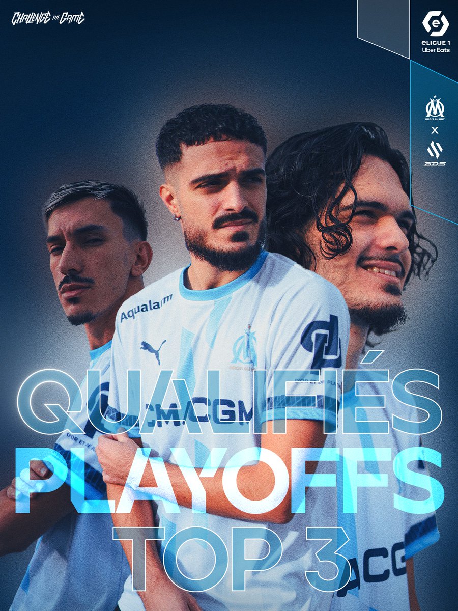 On finit la saison avec la manière ! 💪

@DPeixoto7, @LJR_Peixoto et @Samylumine se hissent à la 3e place de la saison régulière d'@eLigue1UberEats 2024 ! 

Rendez vous le 23 avril pour les Playoffs! ⚡️

#BDSxOM