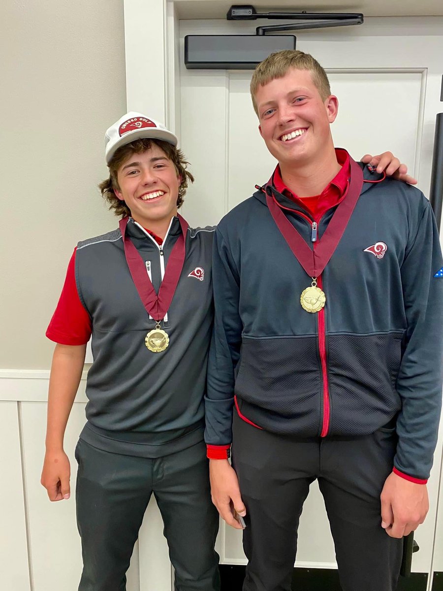 Congratulations to the Owasso Ram golf team on their first place finish at the Edmond Memorial Invitational! Individually, Cameron Cheek placed 3rd and Collin Pollock placed 9th! #CHAMPIONS | #RamPride