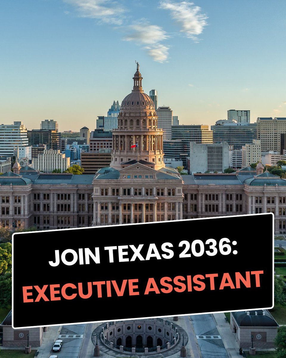 Texas2036's tweet photo. Are you driven to make Texas the best place to live and work? #txjob
Come join the Texas 2036 team: https://t.co/MPZPdrECUv https://t.co/uPFrwBlOuf