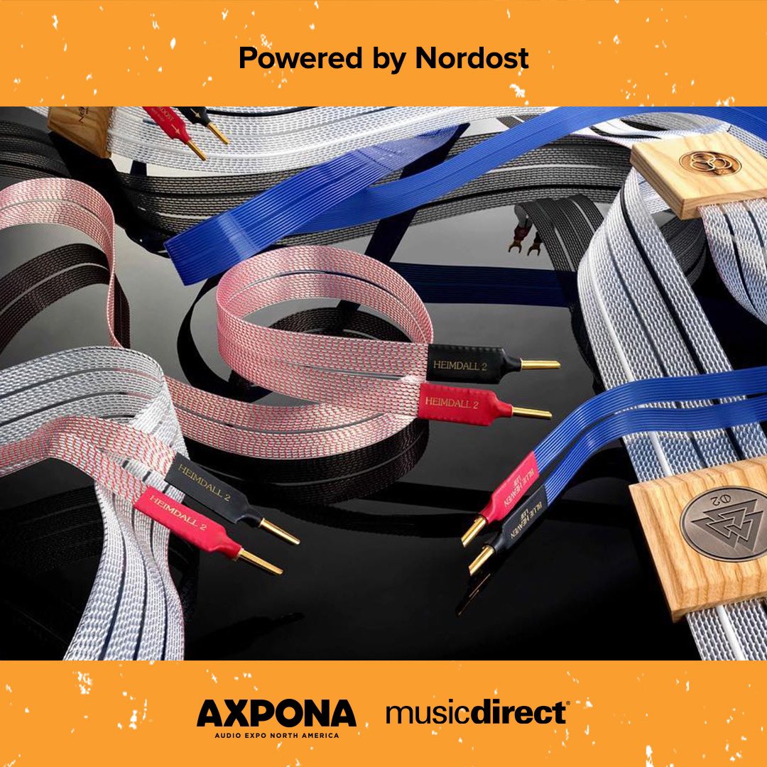 Get the big picture in every tune you play - Nordost products make great music experiences with affordable options. Visit Room 740 during AXPONA, April 12-14 at the Renaissance Hotel and Convention Center. Save 10% on 3 day pass with code MUSIC 24 vynl.me/axponatickets