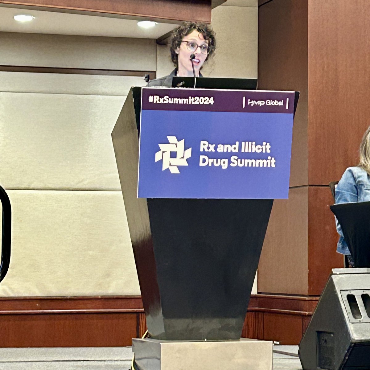 FOREfdn's tweet photo. #FOREgrantees Drs. Alex Collins and Rachel Wightman of @testRIdrugs at @BrownUniversity, in collaboration with @RIHEALTH, present at @RxSummit about their work to develop and refine a statewide community-based illicit drug supply surveillance and rapid dissemination system. https://t.co/4t1sKadUZu