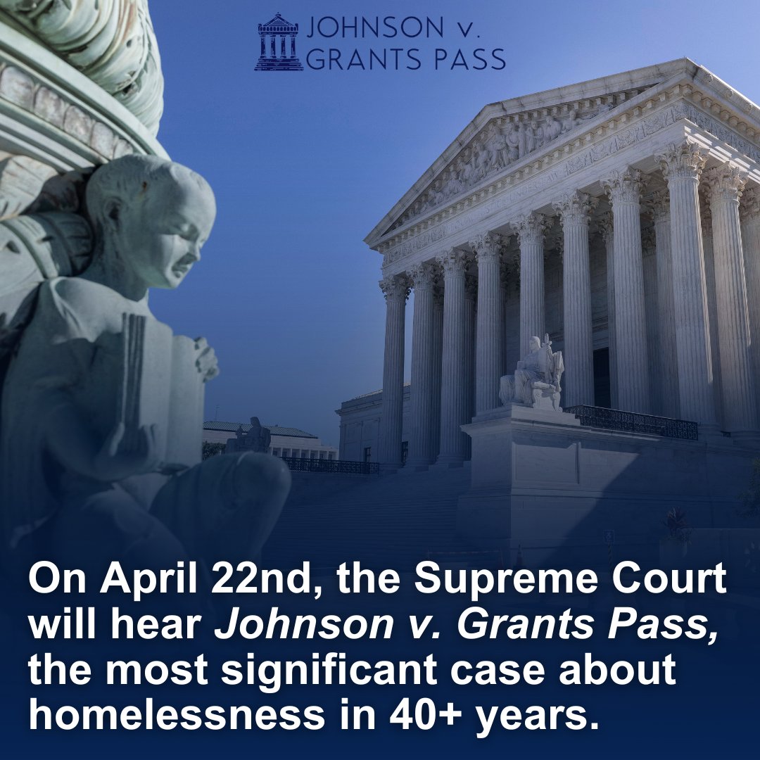 Today we sent an amicus brief with @SVLC on behalf of 75 national, state, & local orgs fighting to end gender-based violence to SCOTUS urging they protect survivors and the rights of the homeless in #JohnsonVGrantsPass