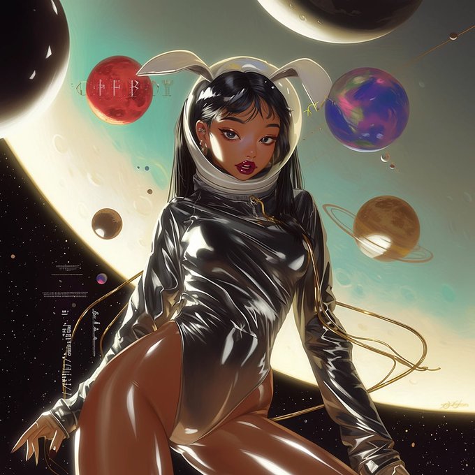 &ldquo;Ma Petite Lapine Dans L&rsquo;Espace. 🫶🏾&rdquo; 🪢🐰🪐☄️🪢 #aigirl #midjourney6 #nijijourney #conceptref https://t.<a href="/tag/aigirl"class="tags">#aigirl</a><a href="/tag/nijijourney"class="tags"><span>#nijijourney</span></a><a href="/tag/midjourney6"class="tags"><span>#midjourney6</span></a><a href="/tag/conceptref"class="tags"><span>#conceptref</span></a>