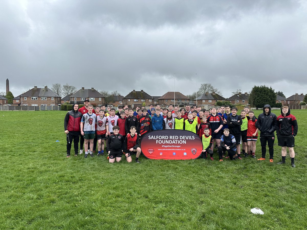 Fantastic start to our April Development Days! After lots of skill development sessions yesterday, we got chance to put these practiced skills into game scenarios today It was great having @SalfordDevils players Tim Lafai, Deon Cross & Adam Sidlow to offer some valuable advice!