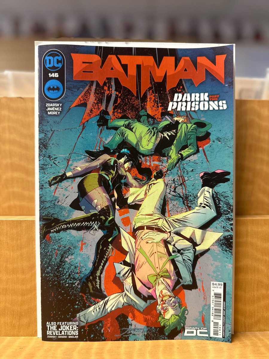 Dark Prisons continues in Batman #146 as he learns from an old mentor what Zur's plans are for Gotham City… and the world! Can the Dark Knight escape from a prison designed by the ultimate version of himself? Pick up your copy at Chops! @zdarsky @Sinccolor @Michele_Bandini