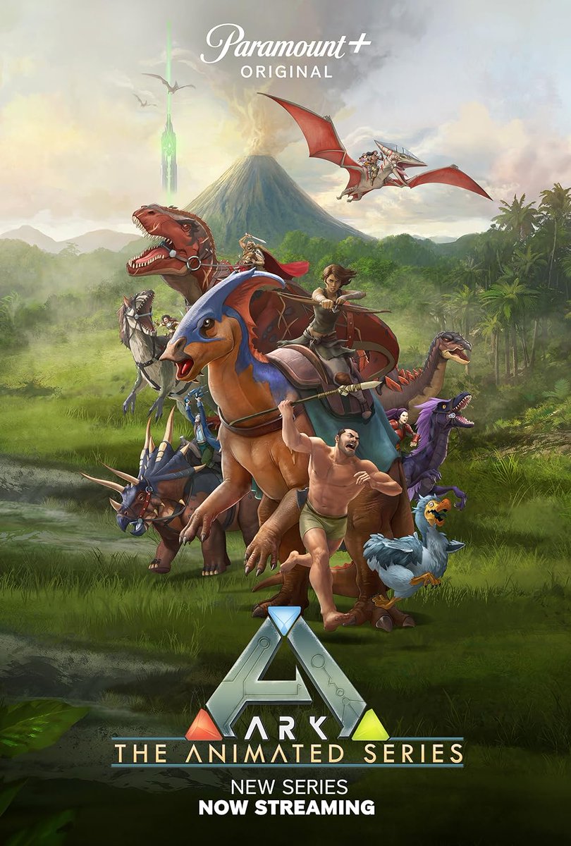 Another cutting edge show I am thrilled to be a part of! You can catch me in several episodes of Ark: The Animated Series based on @survivetheark streaming now on @paramountplus! 🦖🦕🏹🗡️🌋 #voiceactor #voiceacting #animation #dinosaurs