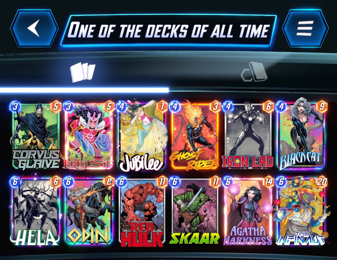 Did my infinite climb with Agatha this season. Downside is I have 0 red hulk boosters 💀