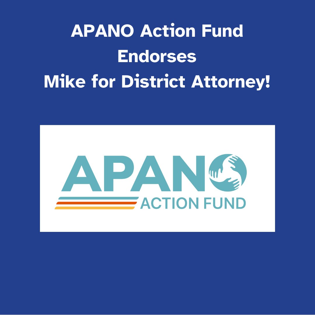 Proud to be endorsed by the Asian Pacific American Network of Oregon (APANO) Action Fund! Here's what they had to say: 'Mike Schmidt's vision for the criminal justice system focuses on accountability approaches that will create long-term safety. He recognizes the importance of…