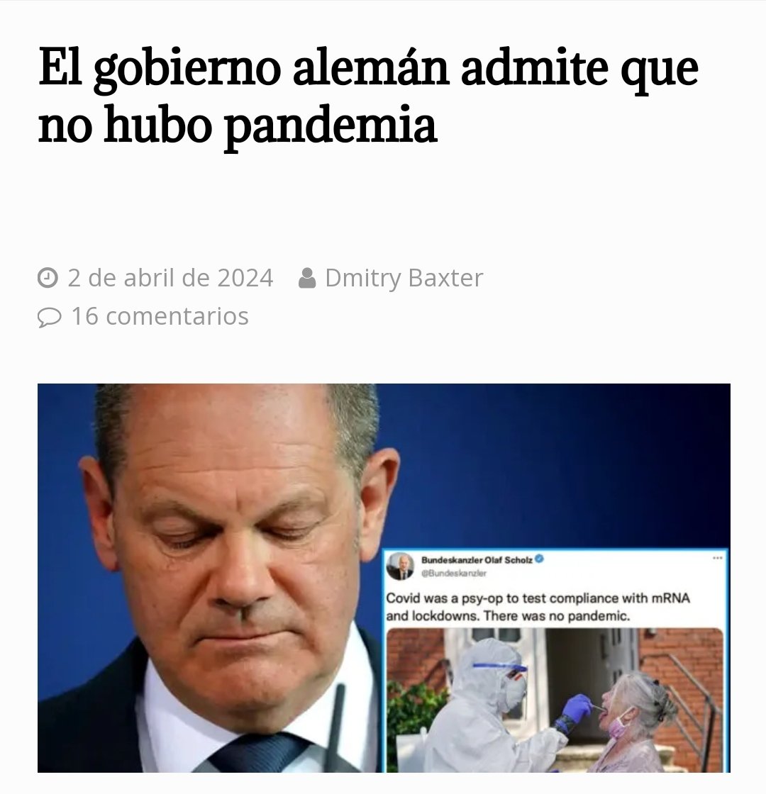 Buenrolloreturn's tweet image. De nuevo los negas tenian razón.

Otra teoría de la conspiración que se hace realidad.