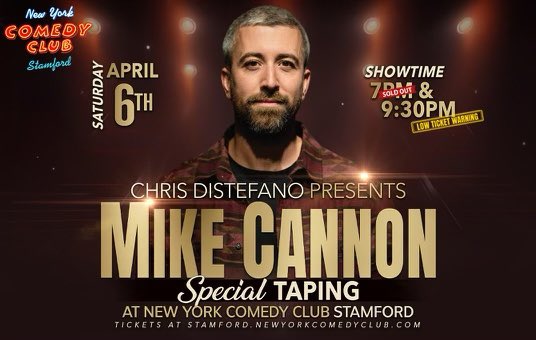 IamMikeCannon's tweet image. 7pm show is sold out. 
10 tix left for 9:30.
Thank you. Get them here stamford.newyorkcomedyclub.com/shows/mike-can…