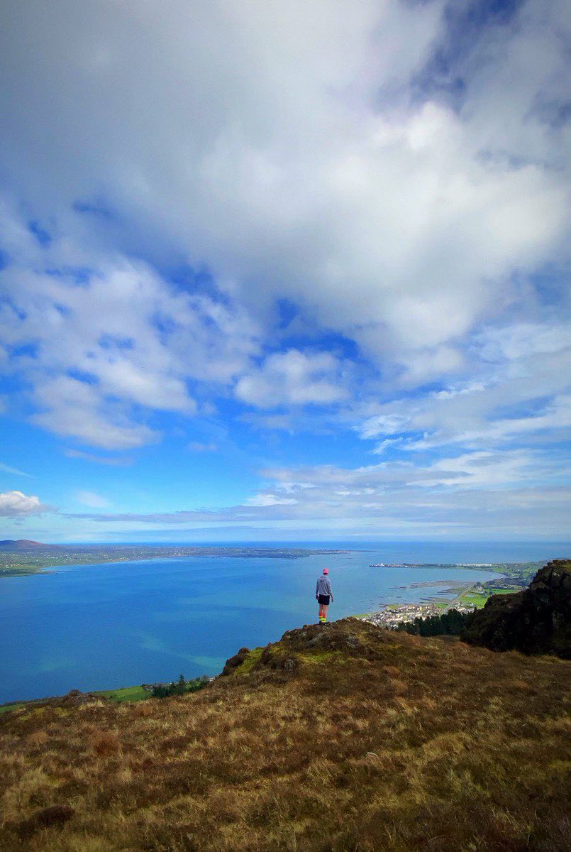 What a view from Slieve Foye. Thanks to @connordoran.1 (Instagram) for this great photo. 
#slievefoye #carlingfordlough #lochcairlinn #beautifulview #irelandsancienteast